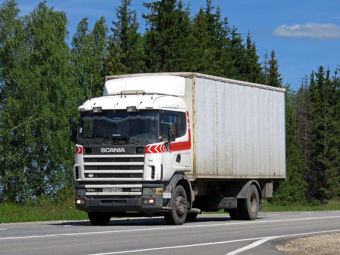 Кировская область, № Т 735 РЕ 43 — Scania ('1996) R114L