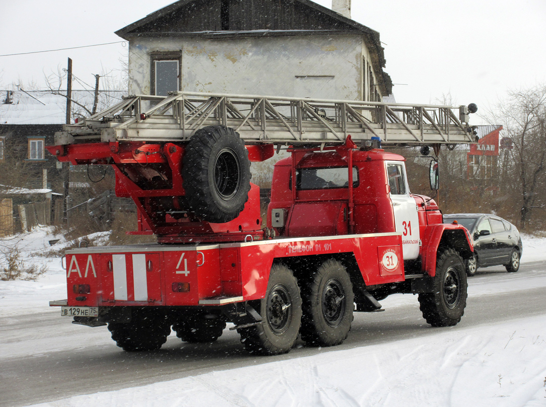 Забайкальский край, № В 129 НЕ 75 — ЗИЛ-131НА