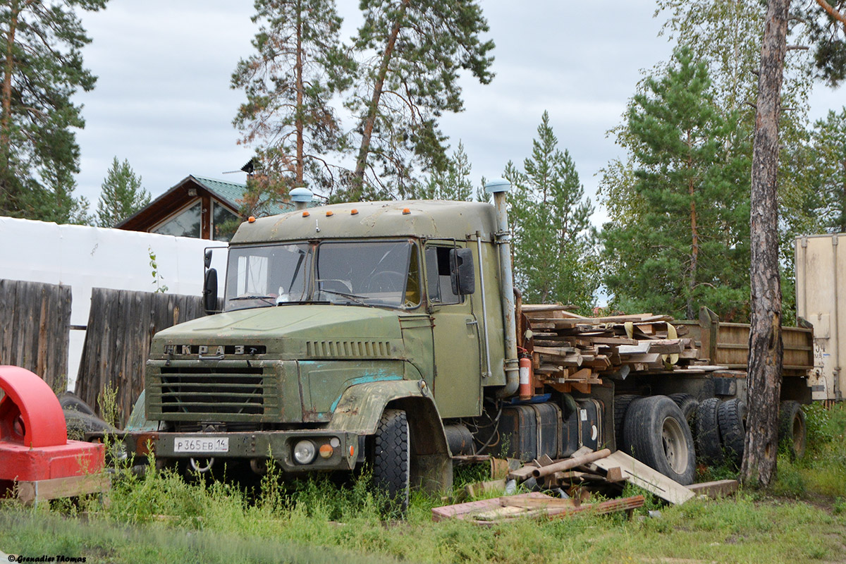 Саха (Якутия), № Р 365 ЕВ 14 — КрАЗ-250