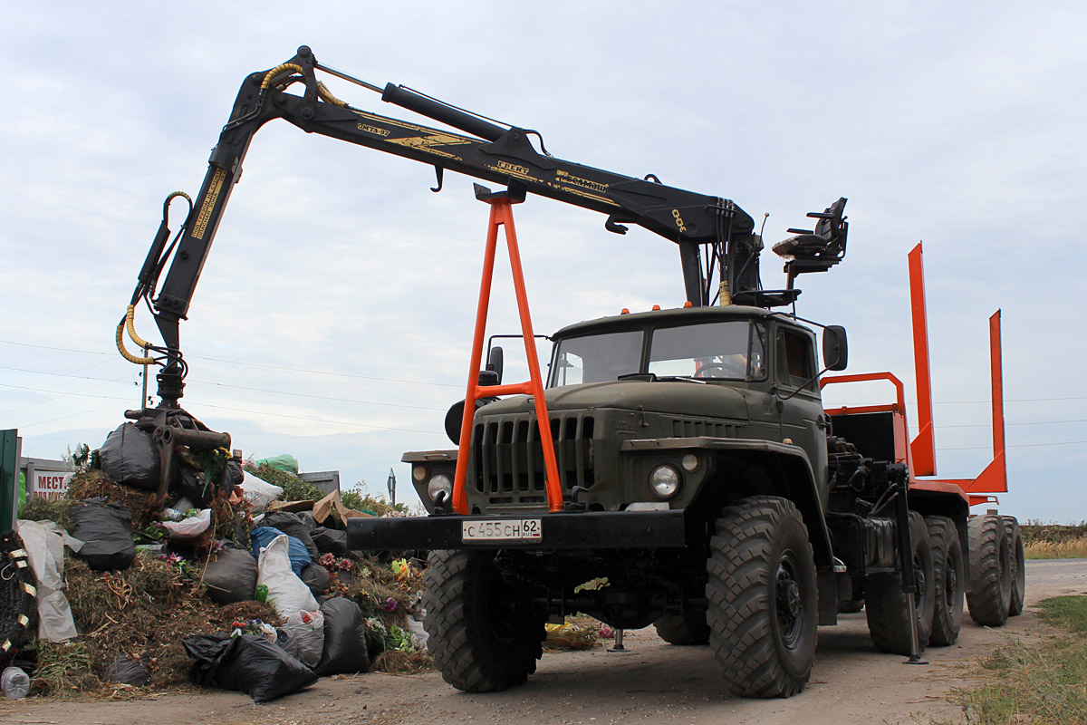 Рязанская область, № С 455 СН 62 — Урал-4320-40