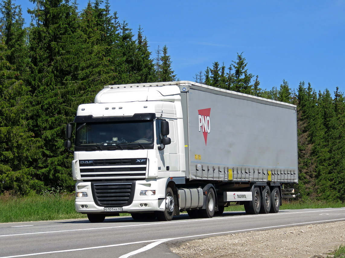 Калужская область, № О 101 НА 40 — DAF XF105 FT