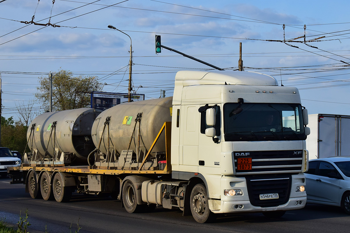 Волгоградская область, № К 546 РЕ 134 — DAF XF105 FT