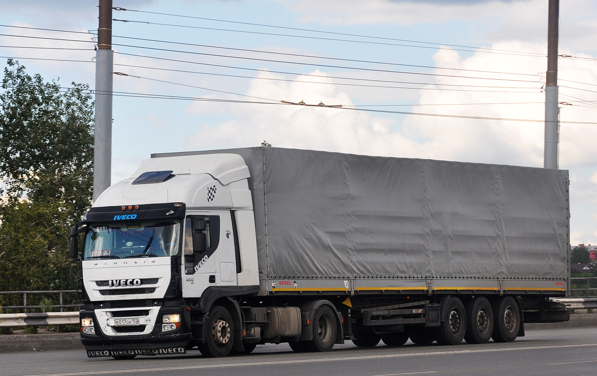 Нижегородская область, № Е 017 ОА 152 — IVECO Stralis ('2007) 450