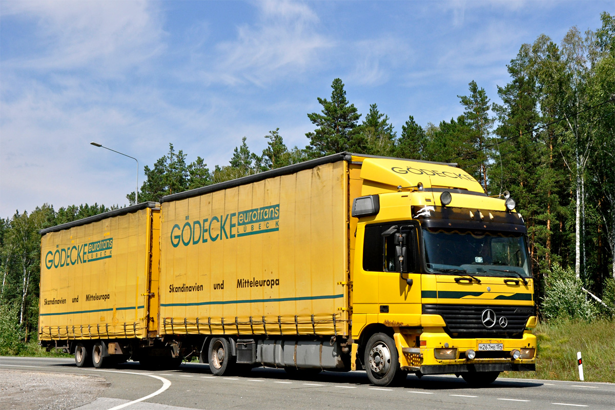 Новосибирская область, № Н 267 МЕ 154 — Mercedes-Benz Actros ('1997) 1835