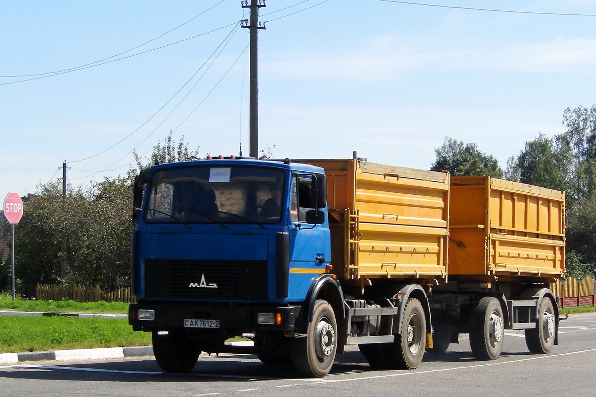 Витебская область, № АК 7612-2 — МАЗ-5551 (общая модель)