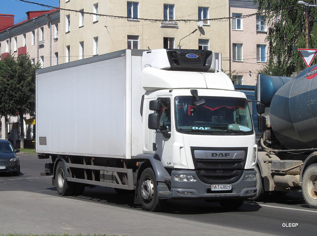 Минская область, № АТ 4382-7 — DAF LF Euro6 FA