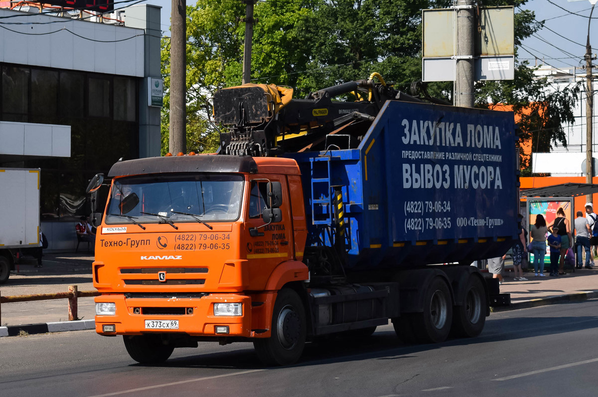 Тверская область, № К 373 СХ 69 — КамАЗ-65115 (общая модель)