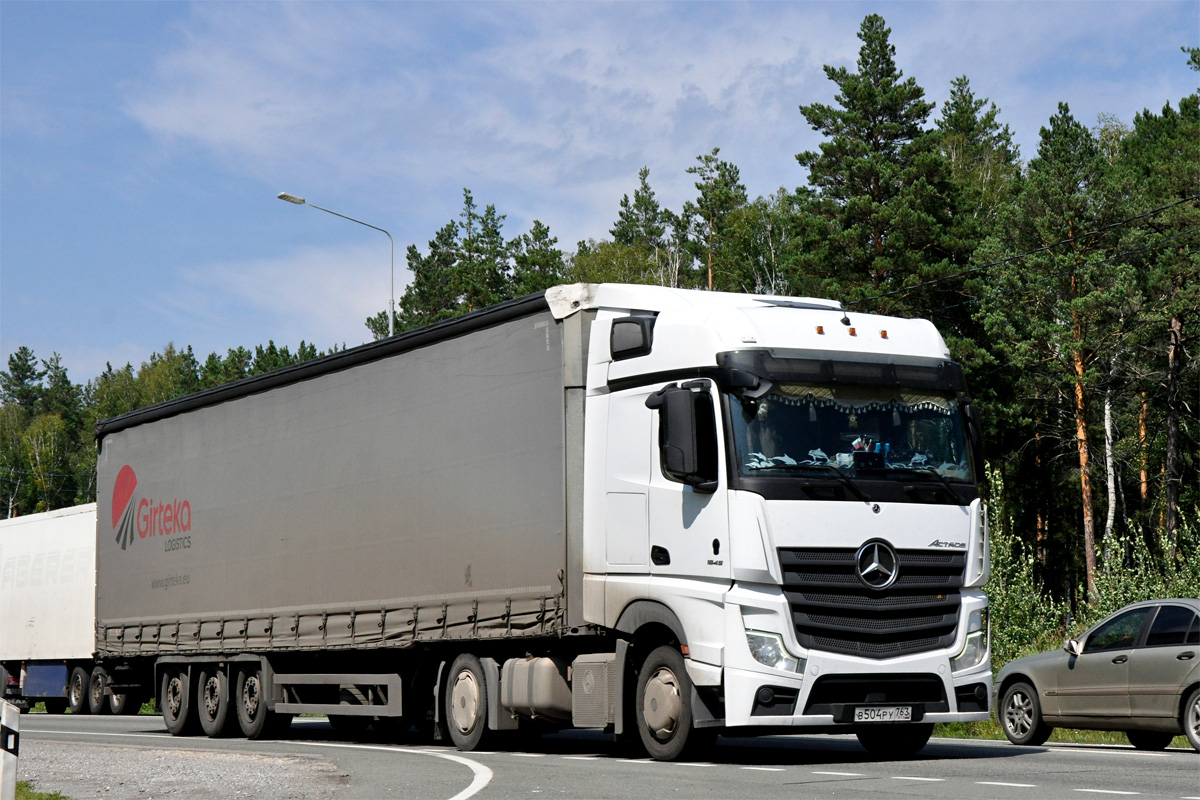 Самарская область, № В 504 РУ 763 — Mercedes-Benz Actros '18 1845 [Z9M]