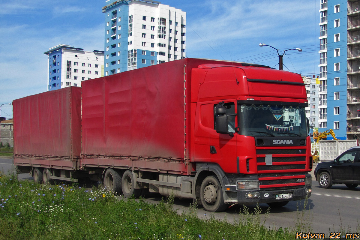 Восточно-Казахстанская область, № 571 AKA 16 — Scania ('1996, общая модель)