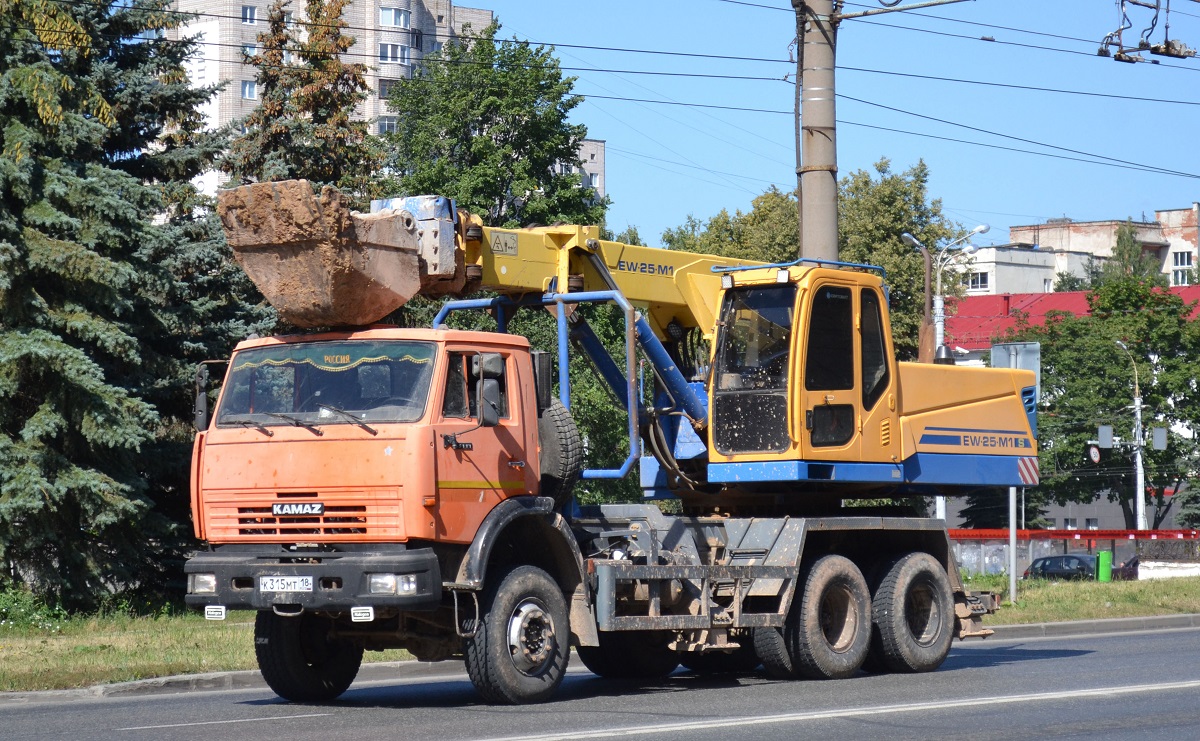 Удмуртия, № К 315 МТ 18 — КамАЗ-65111 (общая модель)