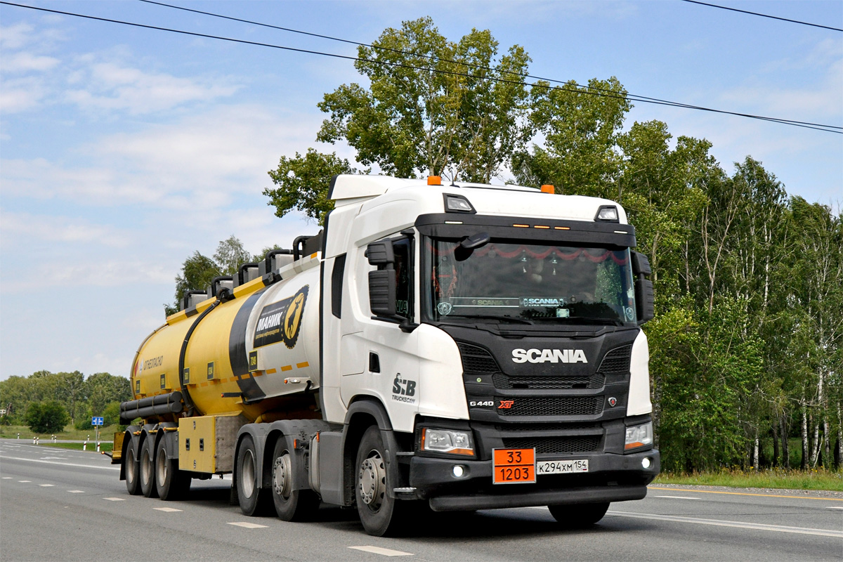 Новосибирская область, № К 294 ХМ 154 — Scania ('2016) G440