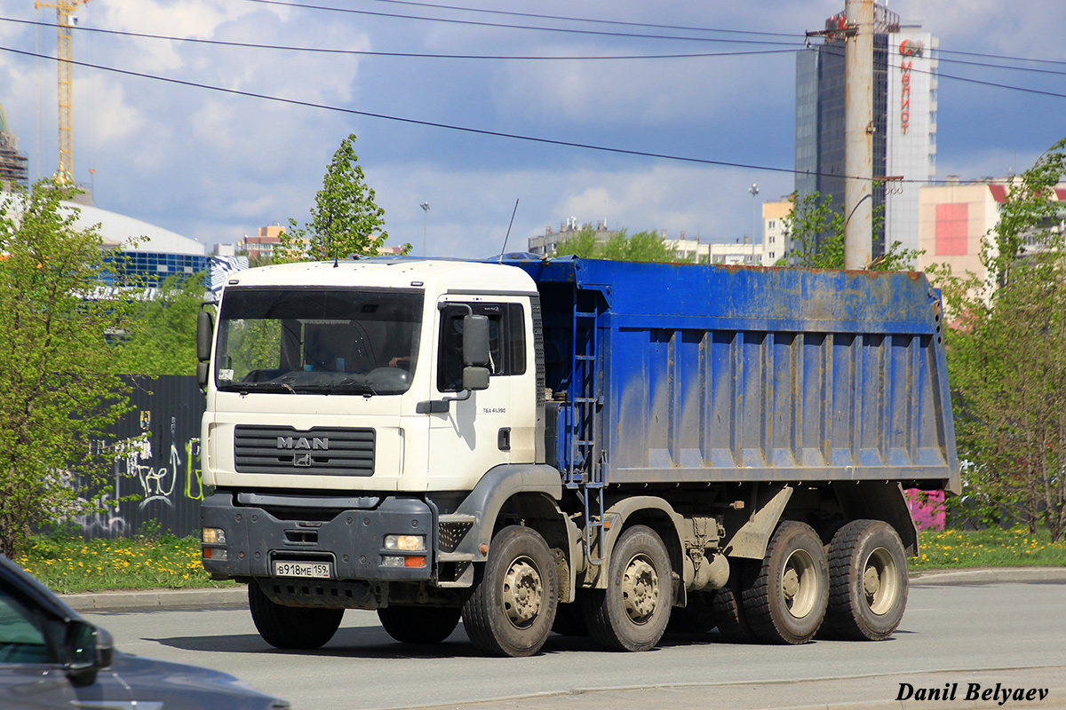 Челябинская область, № В 918 МЕ 159 — MAN TGA 41.390