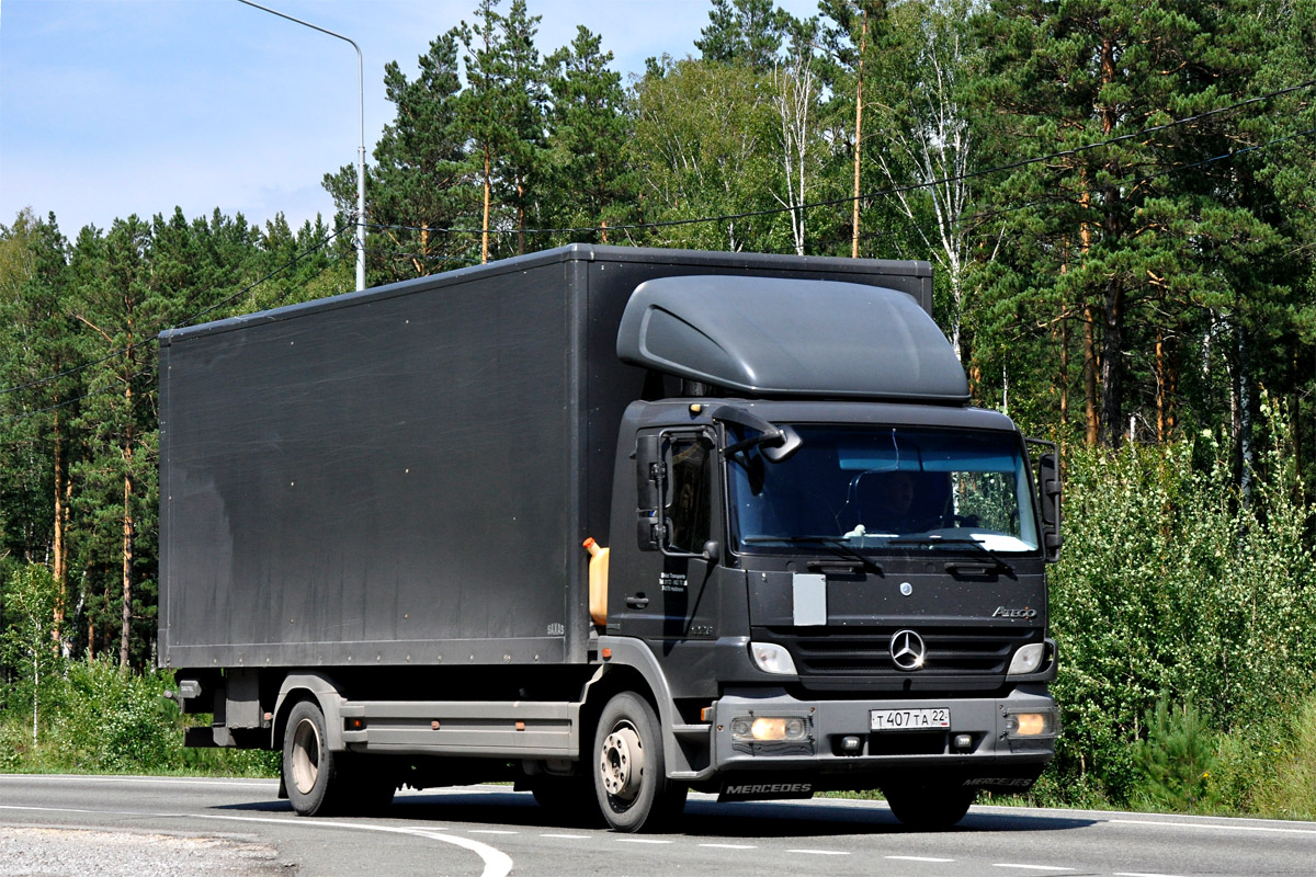 Алтайский край, № Т 407 ТА 22 — Mercedes-Benz Atego (общ.м)