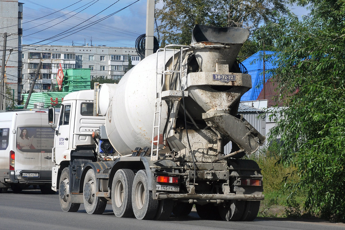 Омская область, № У 145 РК 55 — КамАЗ-6540-L4(19)