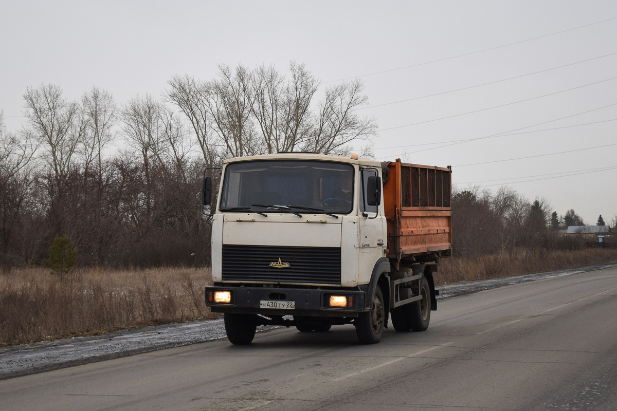 Алтайский край, № Н 430 ТУ 22 — МАЗ-457043