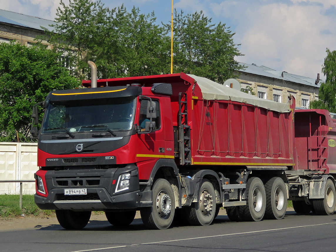 Кировская область, № К 894 РВ 43 — Volvo ('2013) FMX.420 [X9P]