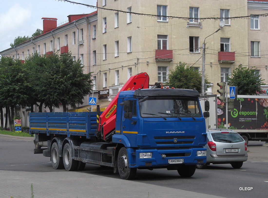 Витебская область, № АМ 2360-2 — КамАЗ-65117 (общая модель)