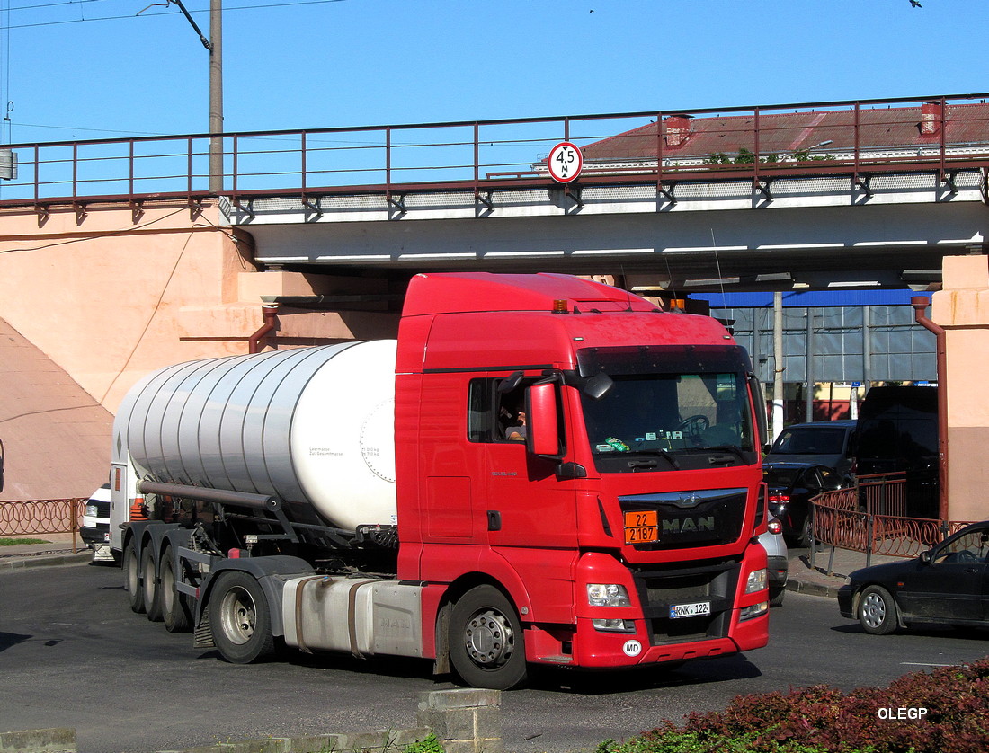 Молдавия, № RNK 122 — MAN TGX ('2012) 18.440