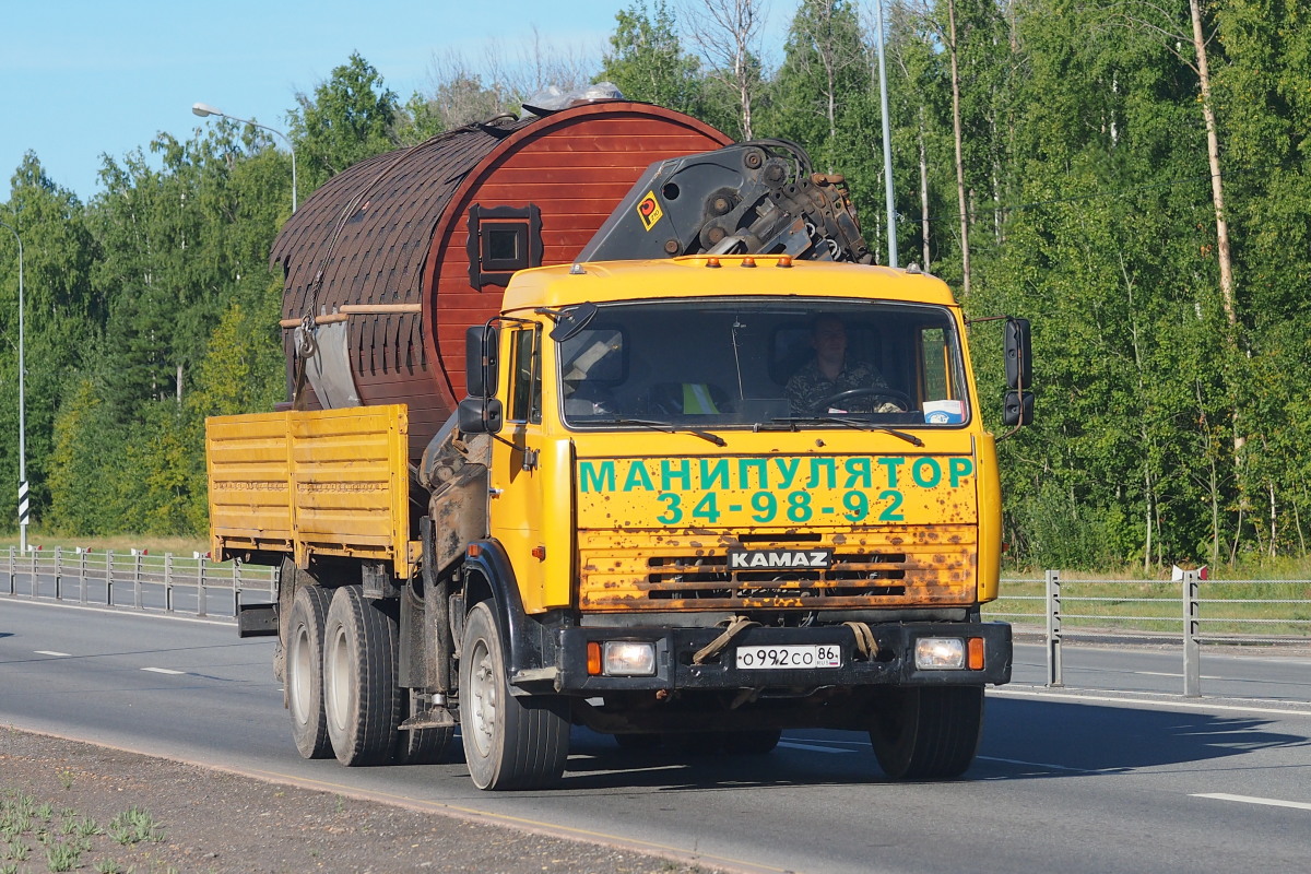 Ханты-Мансийский автоном.округ, № О 992 СО 86 — КамАЗ-53215-02 [53215C]