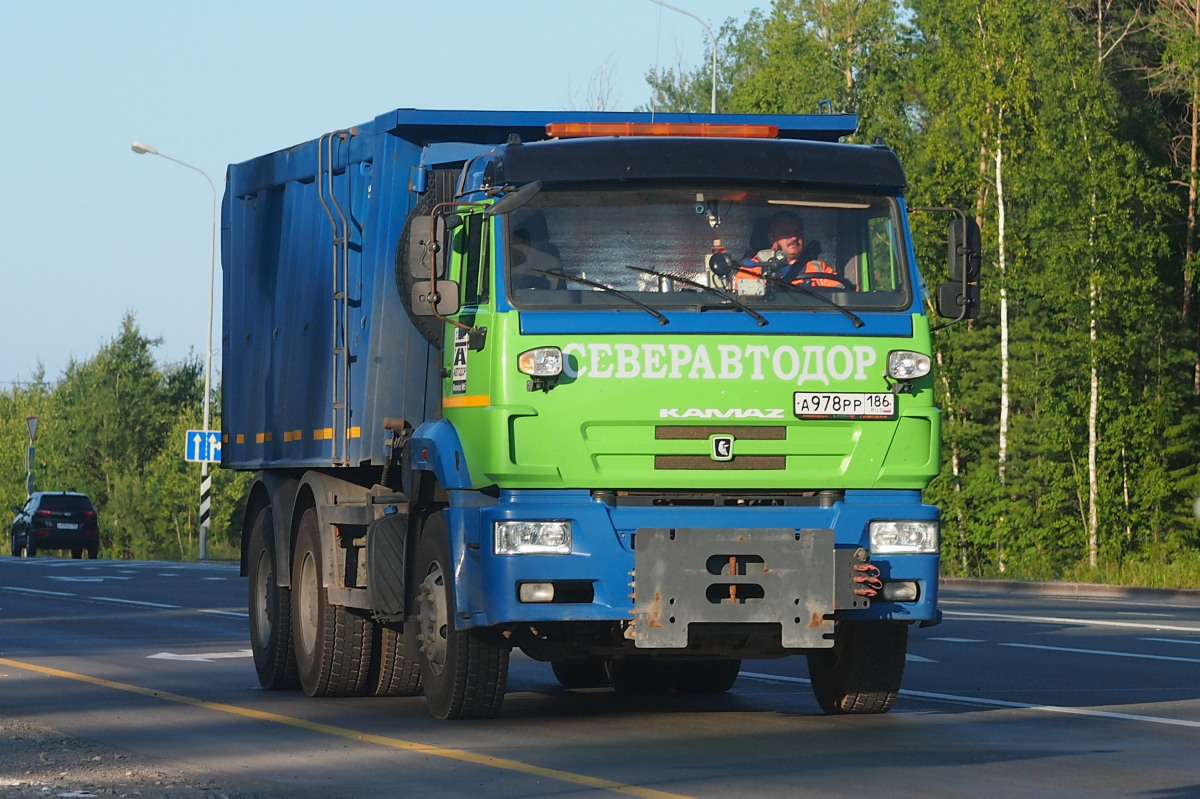 Ханты-Мансийский автоном.округ, № А 978 РР 186 — КамАЗ-6520-53