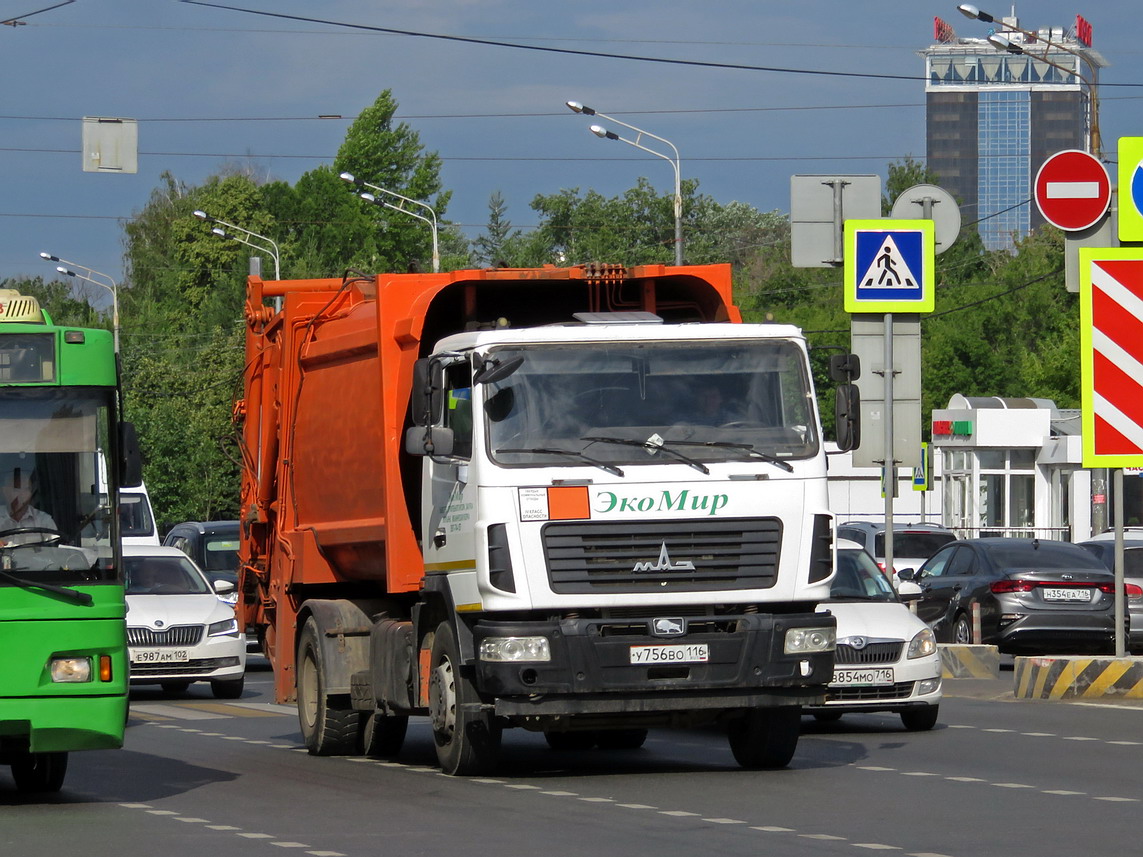 Татарстан, № У 756 ВО 116 — МАЗ-5340B2