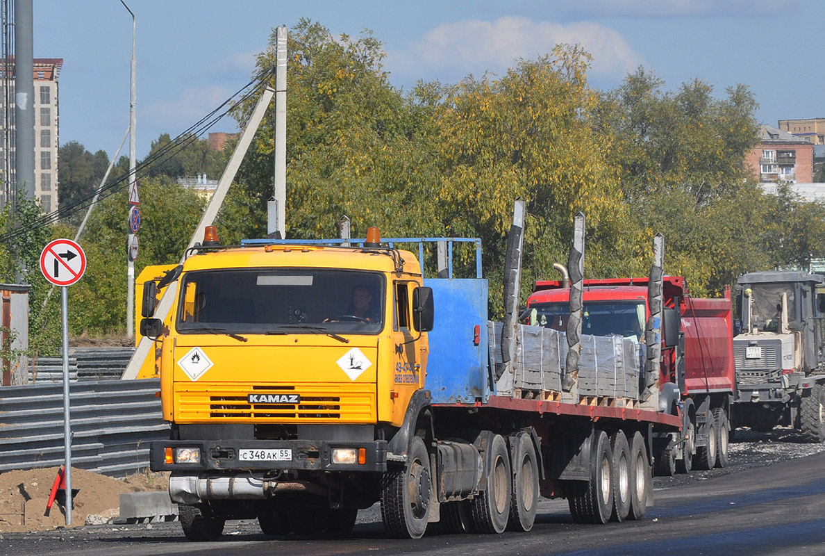 Омская область, № С 348 АК 55 — КамАЗ-65116-N3