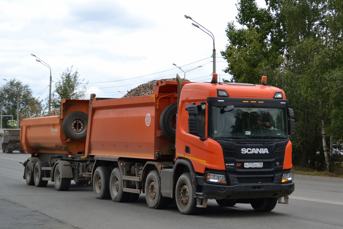 Удмуртия, № Н 173 ХС 18 — Scania ('2016) P440
