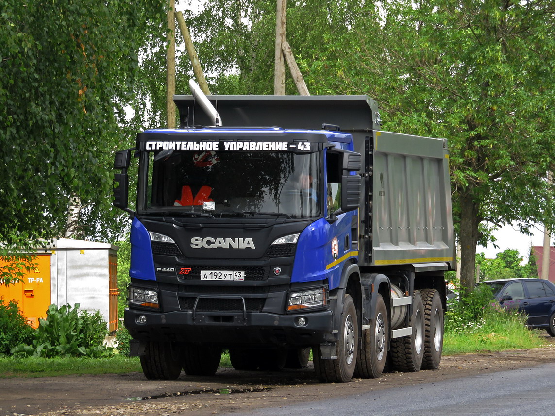 Кировская область, № А 192 УТ 43 — Scania ('2016) P440