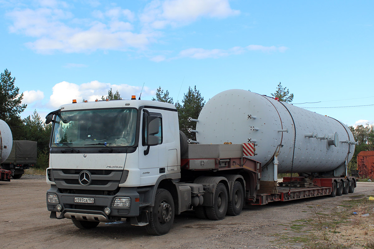 Нижегородская область, № С 597 СА 152 — Mercedes-Benz Actros ('2009) 3346