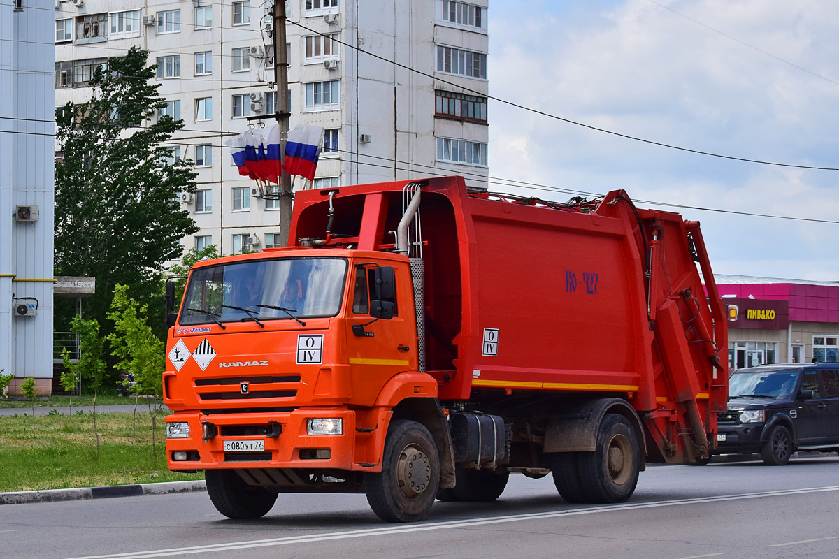 Волгоградская область, № С 080 УТ 72 — КамАЗ-53605 (общая модель)