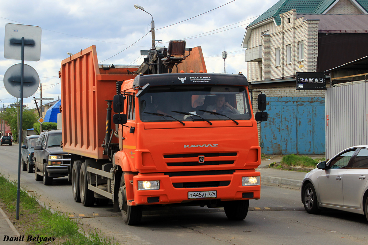 Челябинская область, № Т 445 АН 774 — КамАЗ-65115-50