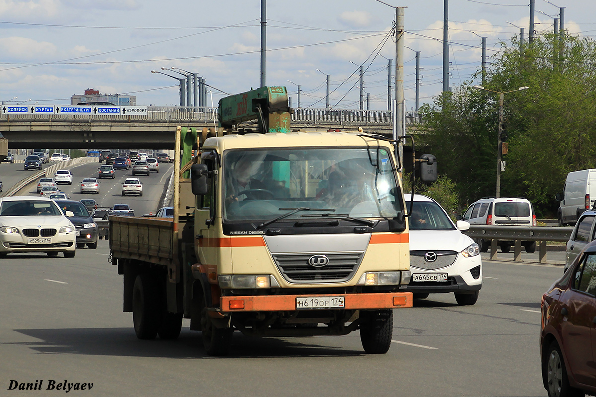 Челябинская область, № Н 619 ОР 174 — Nissan Diesel (общая модель)