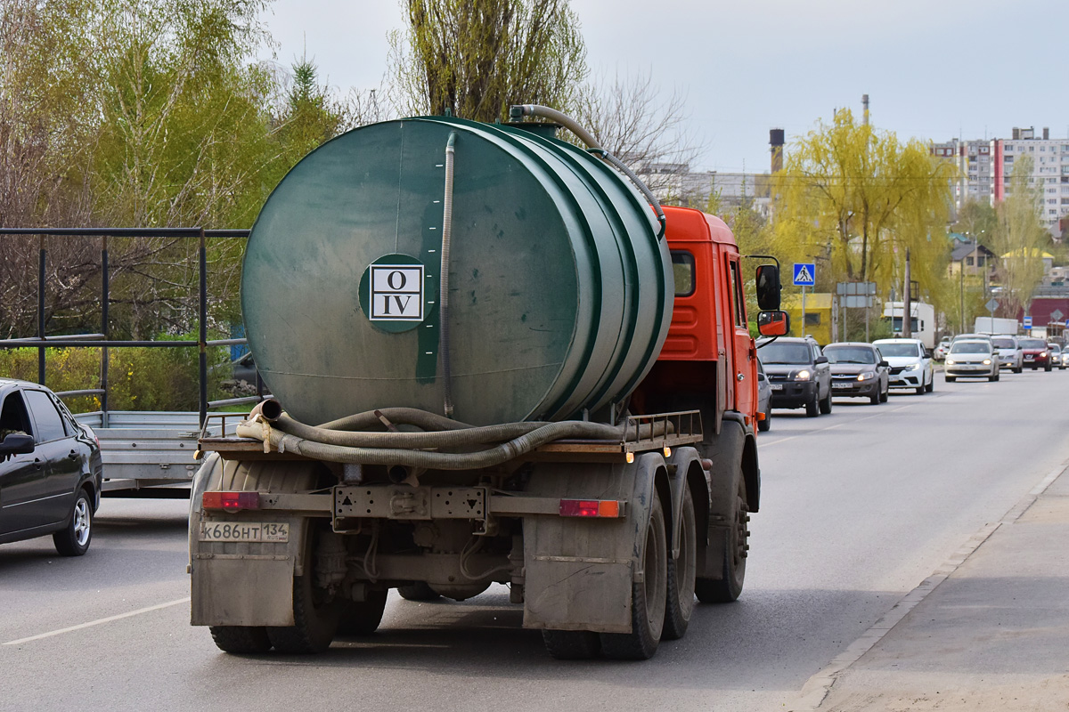 Волгоградская область, № К 686 НТ 134 — КамАЗ-54115-13 [54115N]