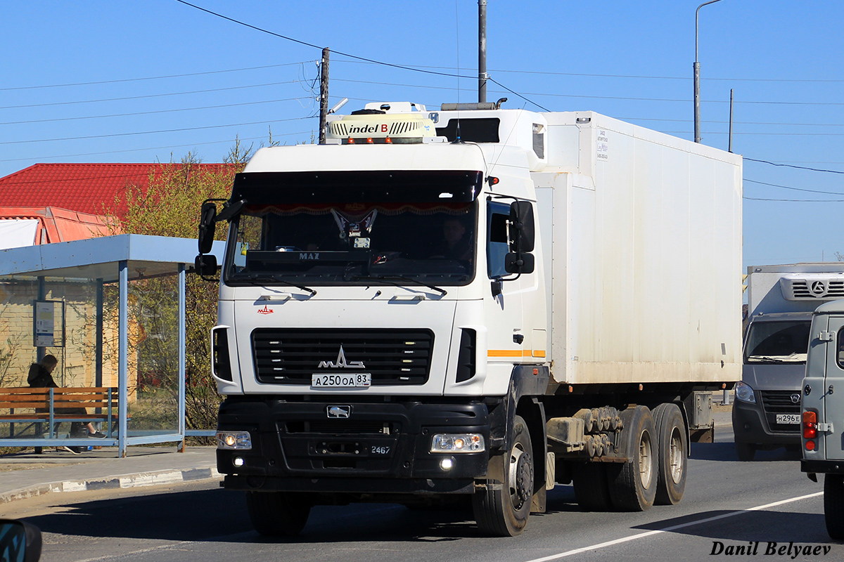 Ненецкий автономный округ, № А 250 ОА 83 — МАЗ-6312B9