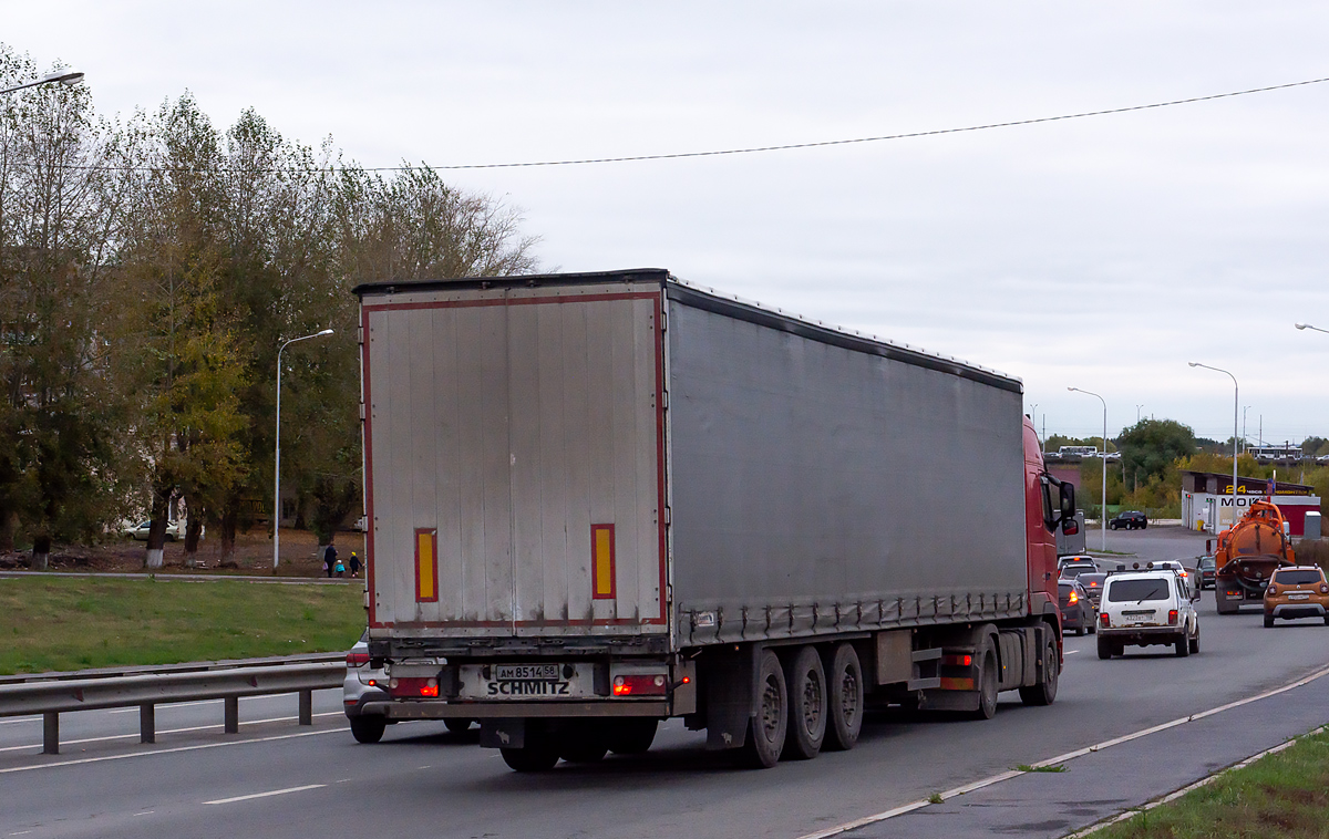 Пензенская область, № АМ 8514 58 — Schmitz Cargobull S.CS (общая модель)