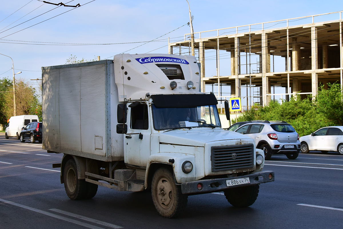 Волгоградская область, № К 886 ХН 34 — ГАЗ-3309