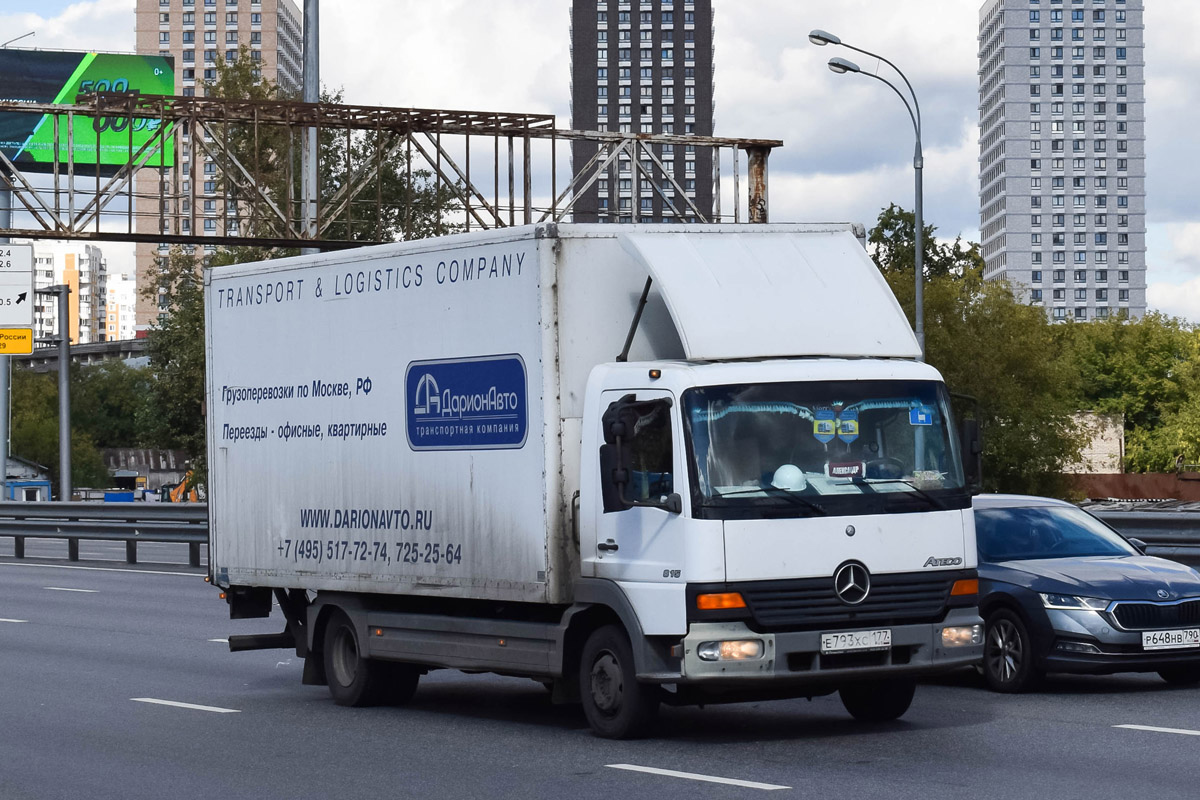 Москва, № Е 793 ХС 177 — Mercedes-Benz Atego 815