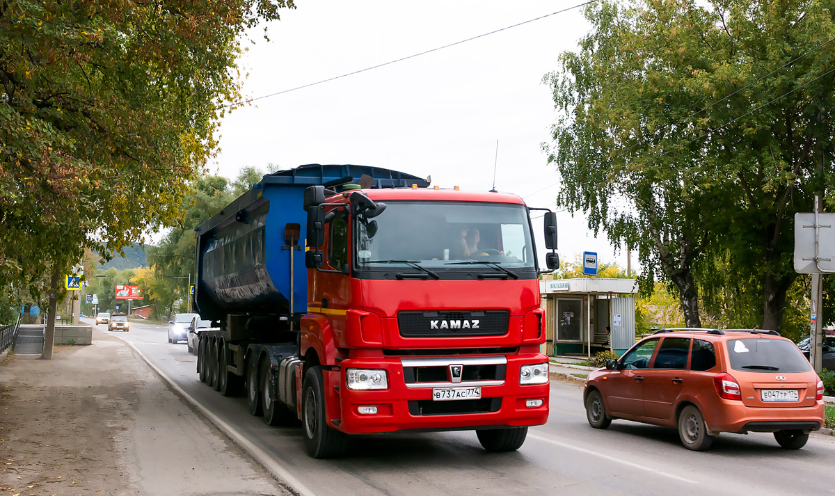 Челябинская область, № В 737 АС 774 — КамАЗ-65806-T5