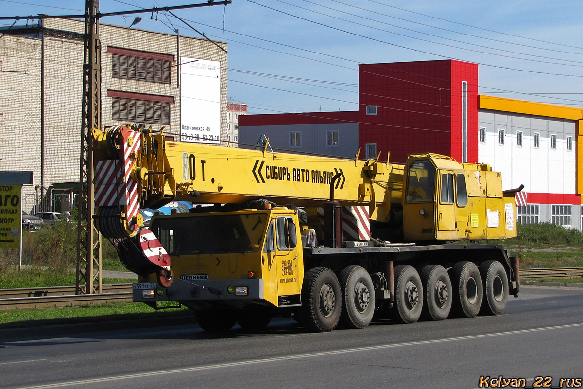 Алтайский край, № У 591 ХР 22 — Liebherr (общая модель)