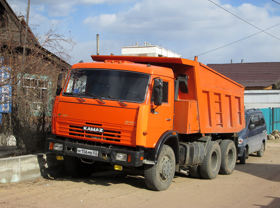 Бурятия, № М 156 МВ 03 — КамАЗ-65115 [651150]