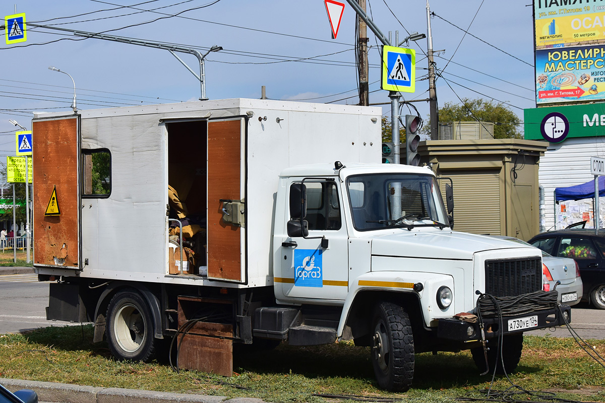 Волгоградская область, № А 730 УЕ 134 — ГАЗ-3309