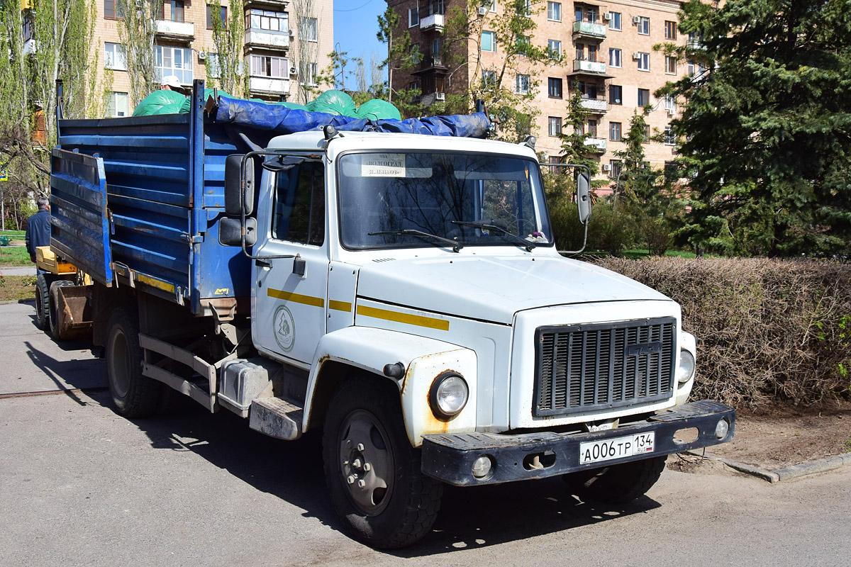 Волгоградская область, № А 006 ТР 134 — ГАЗ-3309