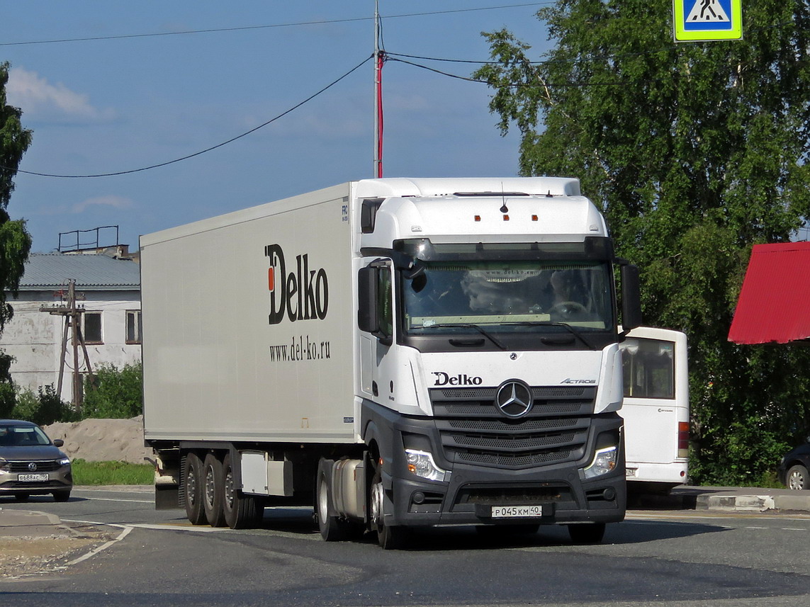 Татарстан, № Р 045 КМ 40 — Mercedes-Benz Actros '18 1845 [Z9M]