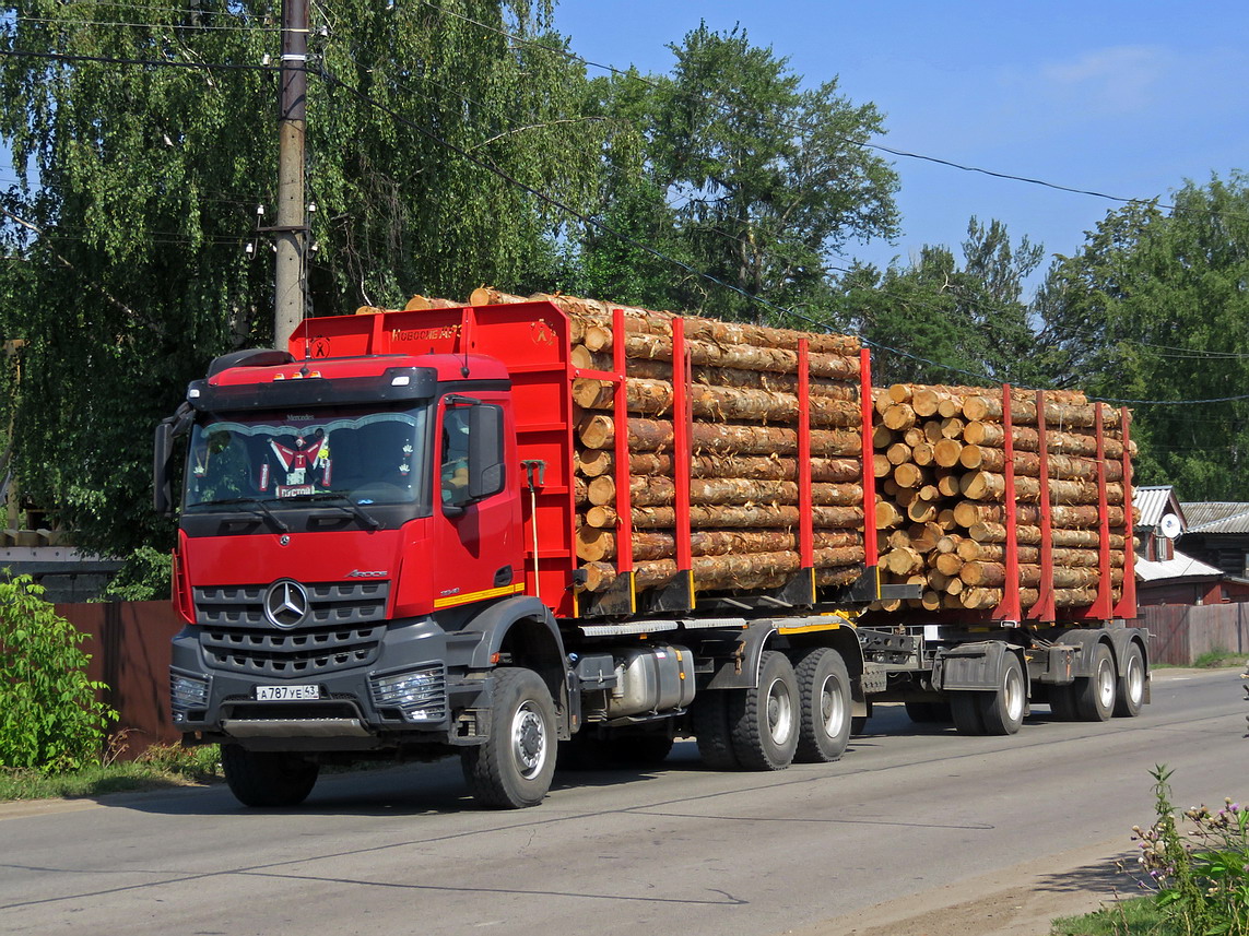 Кировская область, № А 787 УЕ 43 — Mercedes-Benz Arocs 3348 [Z9M]