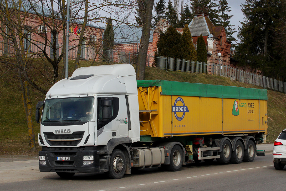 Литва, № KBZ 548 — IVECO Stralis ('2012)