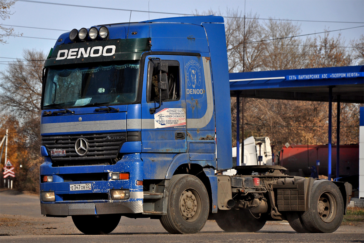 Алтайский край, № Е 347 ОВ 22 — Mercedes-Benz Actros ('1997)