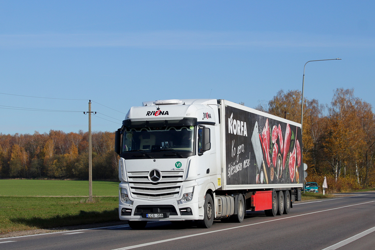 Литва, № LCS 358 — Mercedes-Benz Actros ('2011) 1845