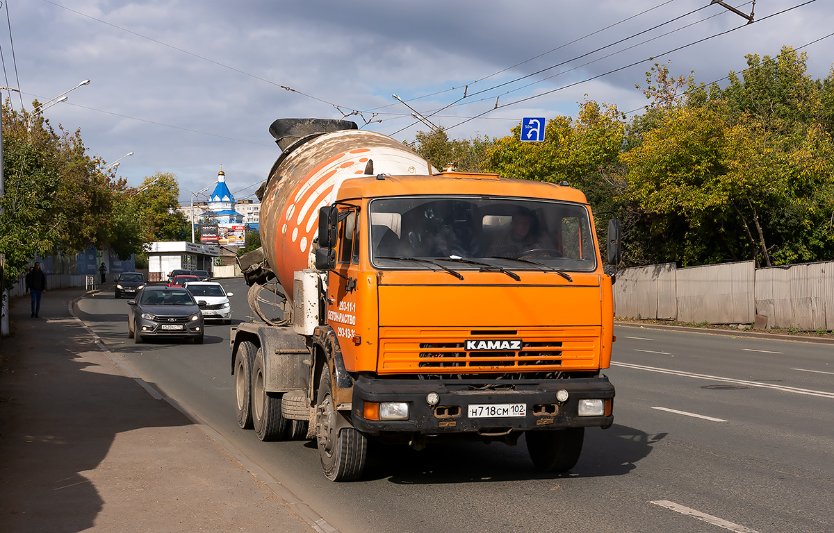 Башкортостан, № Н 718 СМ 102 — КамАЗ-65115-62