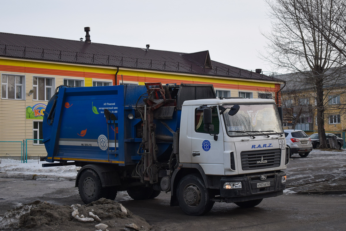 Алтайский край, № А 907 ХВ 122 — МАЗ-534025