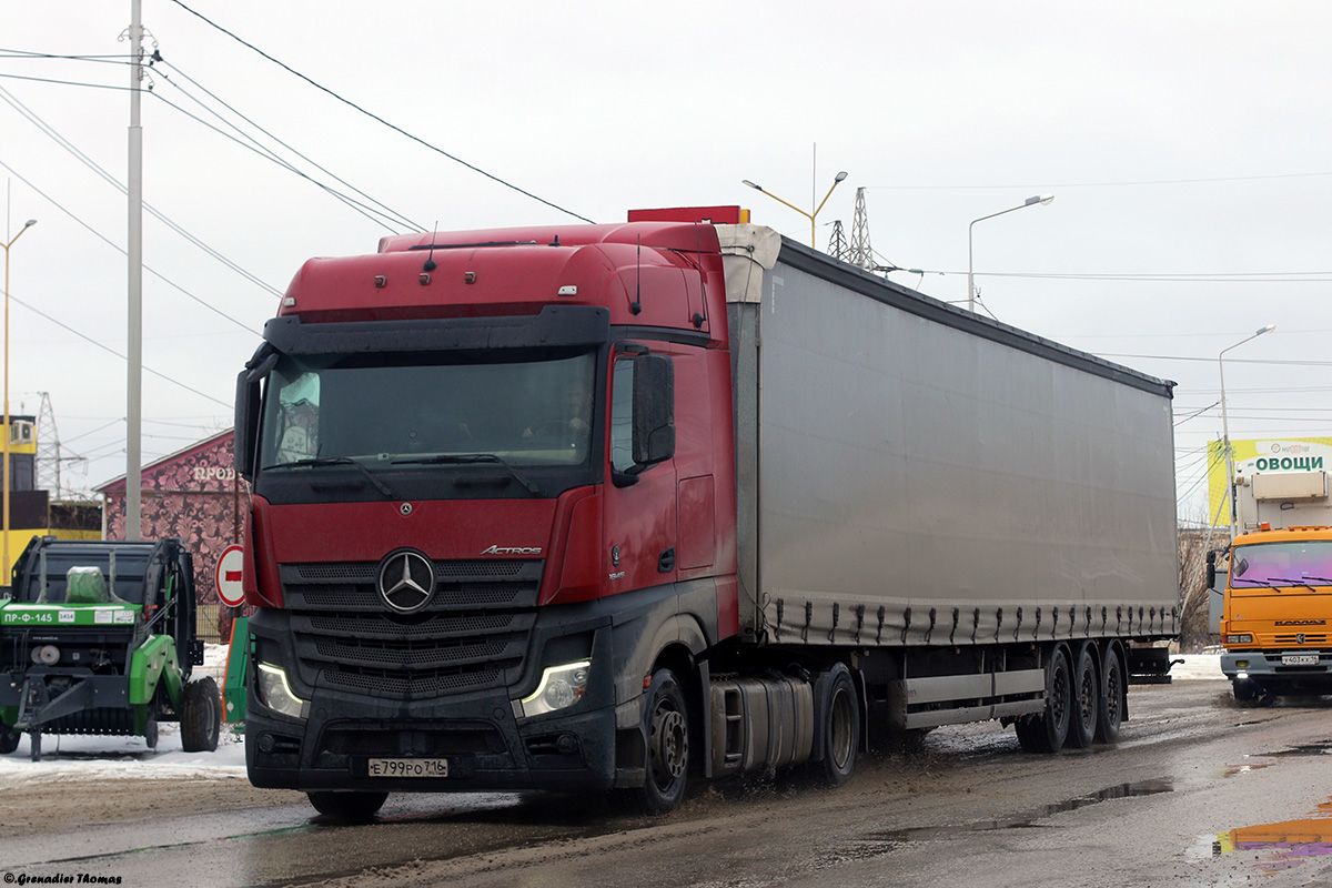 Татарстан, № Е 799 РО 716 — Mercedes-Benz Actros '18 1845 [Z9M]